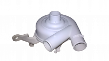 Příruba čerpadla, hlava, mechanický blok, turbína čerpadla myčka Whirlpool Indesit - C00055005