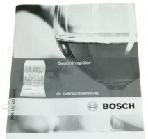 Návod k použití do myčky nádobí Bosch / Siemens - 00696158