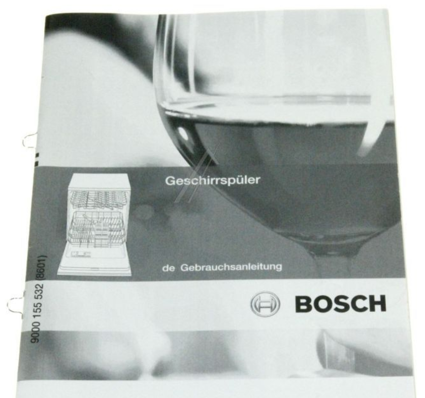 Návod k použití do myčky nádobí Bosch / Siemens - 00696158 BSH - Bosch / Siemens