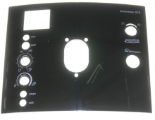 Panel, čelní deska, černé pro kávovary Bosch Siemens - 00679275