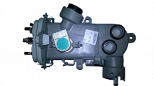 Těleso topné, čidlo teploty, motorek směrovače vody myček nádobí Bosch Siemens - 00498623