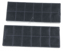 Uhlíkový filtr 250 x 95 x 23 mm / 25 x 9,5 x 2,3 cm do odsavač par Candy Hoover - 49037324